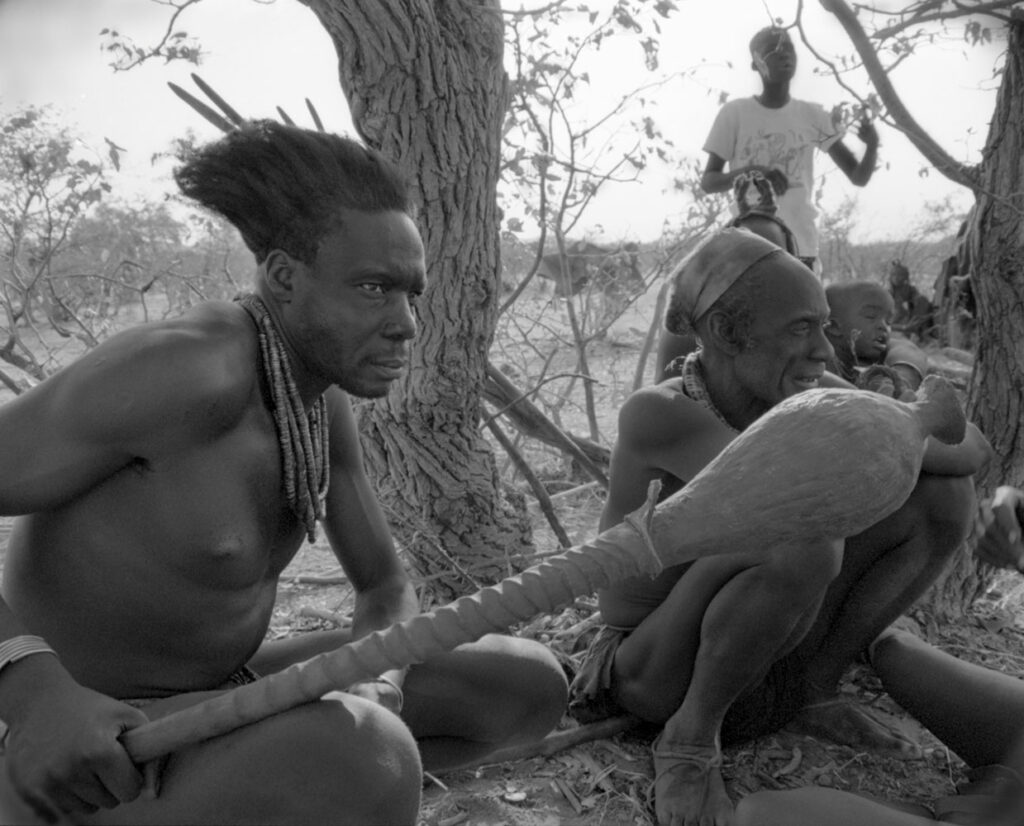 Embuende man with Horn - Ovahimba / Rina Sherman