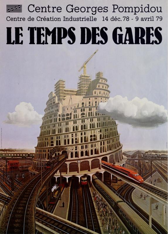 Le temps des gares, Jean Dethier, CCI, Centre Pompidou